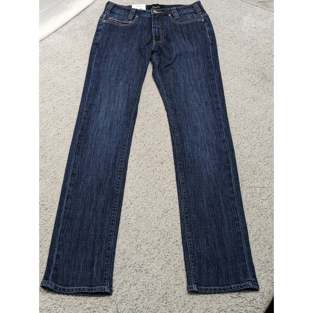 Vertx Jeans Women's 6x32 Burrell Stretch Straight Leg Blue Dark Wash NWT